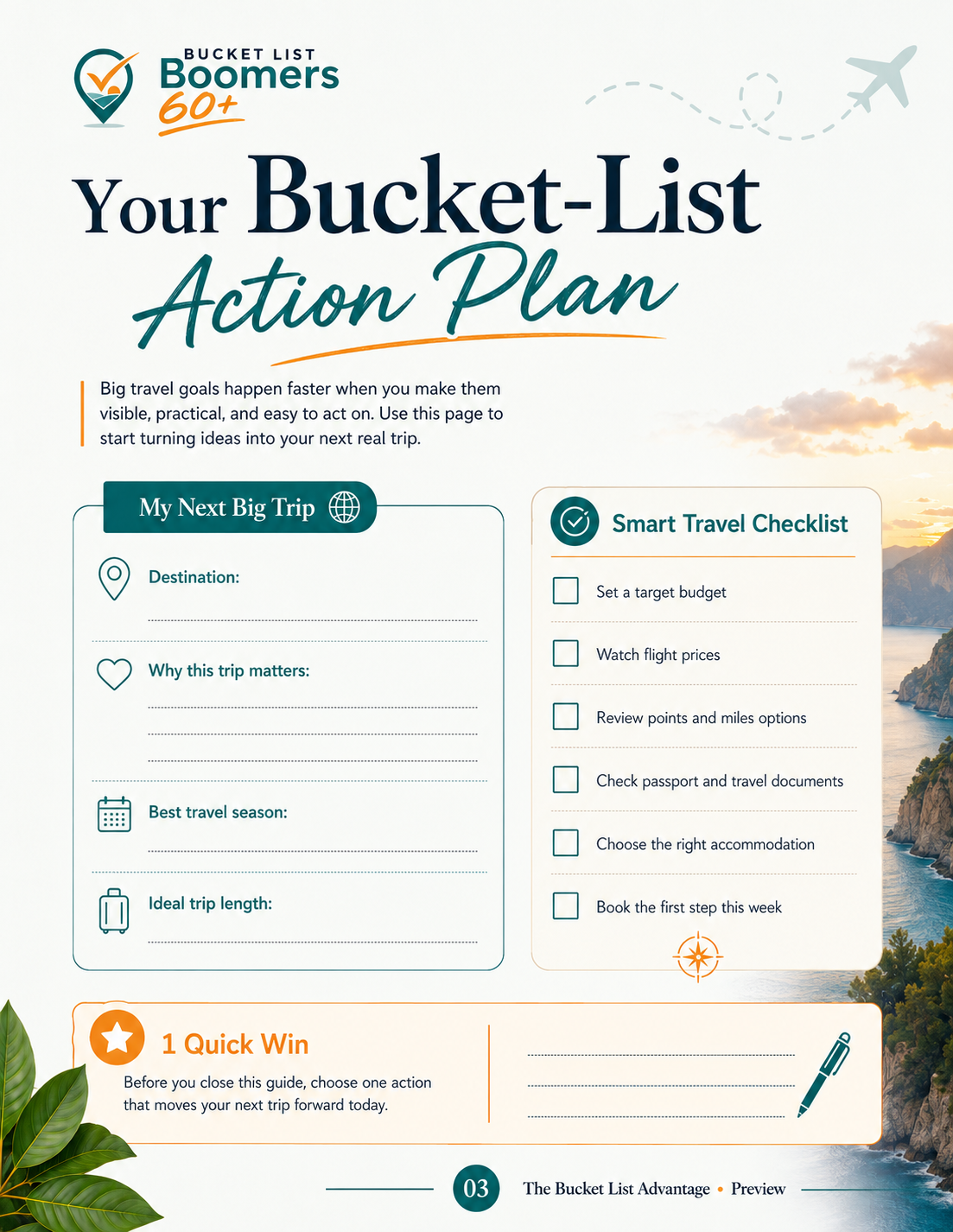 A sample page from the guide