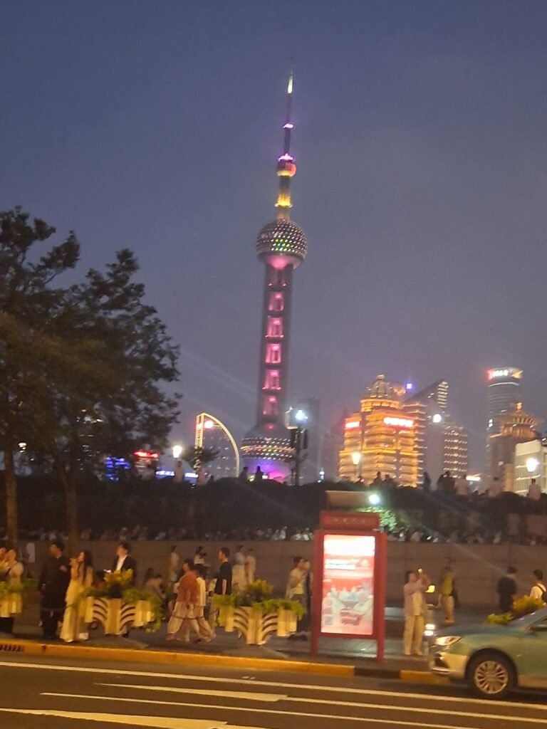 The Bund waterfront in Shanghai, China